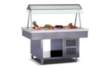 Commercial Counter Top Refrigerated Pizza Cabinet / Pre Table Refrigerated Salad Bar in Middle East