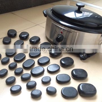 Deluxe warm massage stone for spa