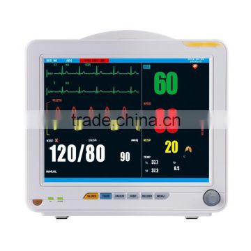 2016 New 12.1 inch High Performance Multi Parameter Patient Monitor