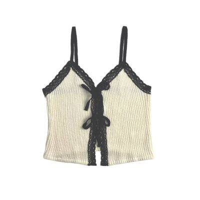 Spring new European and American sexy backless women's design sense niche camisole vest top
