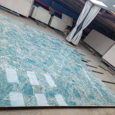 Amazon Green Big Porcelain Slab Luxury Sintered Stone Slabs Fashion Design Homedecor photo-2