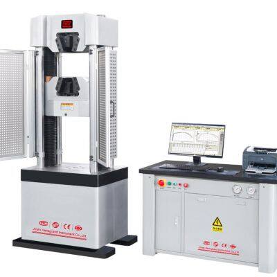 HST Machine WAW-600D 600KN 60TON Computer-Controlled Electro-Hydraulic Servo Hydraulic Tensile Testing Equipment 1 Year photo-4