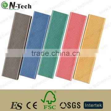 Techwoodn Superior, Eco and natural construction material, rainbow color, colorful WPC outdoor decking, wood plastic composite