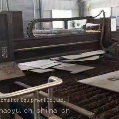 Used Dongsheng Gantry Cnc Plasma Flame Cutting Machine With Hypertherm Maxpro200 Plasma Power Supply