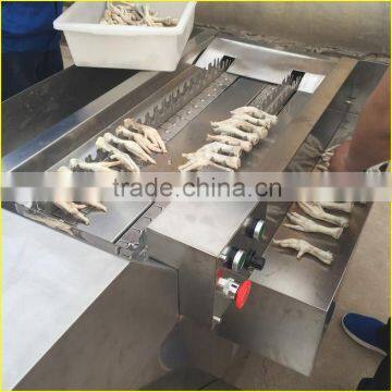 fresh chicken feet cutting machine price / poultry paws feet cutting machine