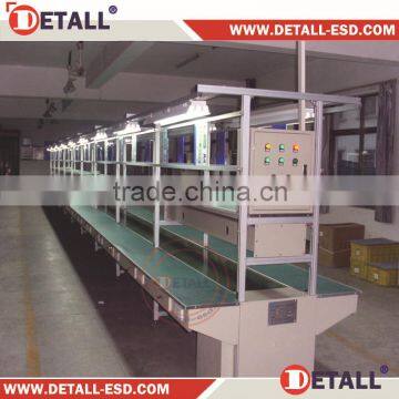 CE & ISO certificated mobile phone assembly line with ESD processing