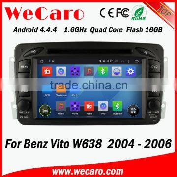 Wecaro WC-MB7507 Android 4.4.4 1080p for Benz Vito car dvd gps w638 2004 2005 2006 OBD2