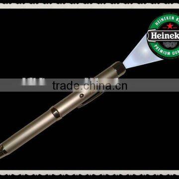 2014 promotioal touch ball pen with laser pointer light ,creative promotional pen with logo