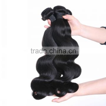 Wet and wavy virgin body wave hair bundles indian remy human hair weave