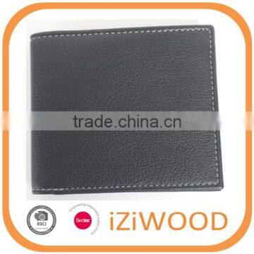 rfid blocking pu leather wallet for men