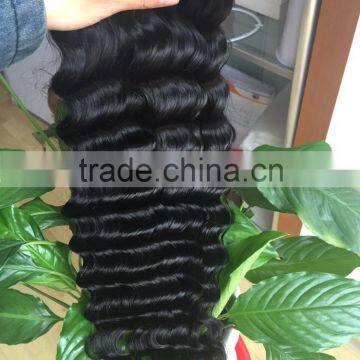 Tangle Free 7A Brazilian Deep Wave bundles 100% human virgin hair wholesale