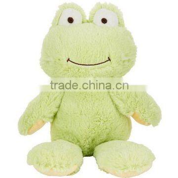 Good sale stuffed animal cheap and cute soft plush green frog toy