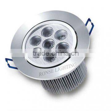 7W Polished alu. led ceiling spot light( RS-2027)