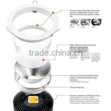 2016 Popular New Competitive Good Heat Dissipation 50w Embedded Downlight Cob Led Downlight photo-5