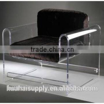 Living room furniture acrylic sofa with cushion