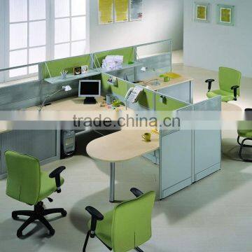 workstation with personal security aluminium glass office partition cubicle (SZ-WST681)