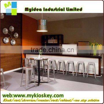 2014 LED used commercial bar sale/led disco furniture/bar counter boat shape bar counter