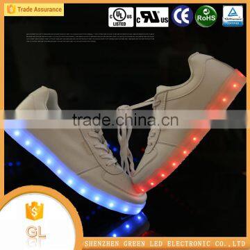 Bright 8 color flashing led shoes sneakers 2016 factory