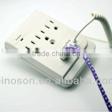 15A 2 USB ports wall socket outlet