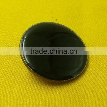 28mm Zinc Alloy Shank Button With Black Color Enamelled --- MJ1740 photo-2