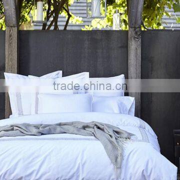 White Hotel Jacquard Bed Linen Set, Duvet Cover Set photo-3