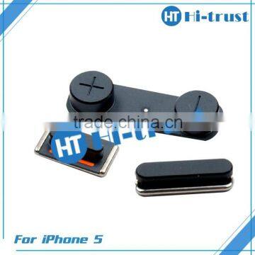 Free shipping Wholesale 100% original high quality volom buttom flex cable for iphone 5g