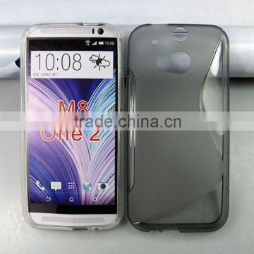 Wholesale price For HTC one M8 S-Style S-Line TPU Gel Silicone Case