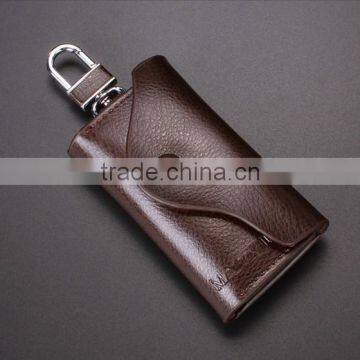 2015 Popular stytle Best promotional gift leather Keys Holder Pouch