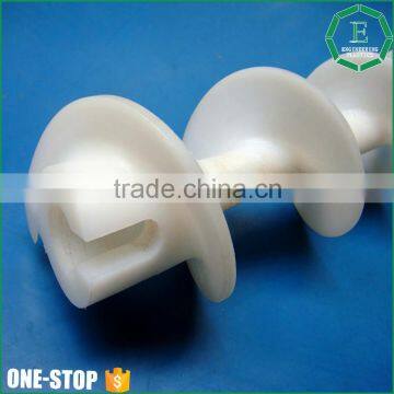 Manufacture machined low MOQ Nylon/Polyethylene screw plastic thumb screw