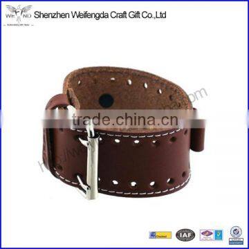 Handmade Custom Wide Men Leather Band For Watches                        
                                                Quality Choice