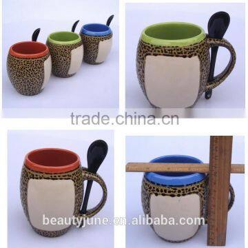 Ceramic Coffee Tea Mug Mugs Cup Cups With Spoon and Handle for Promotional Gifts photo-6