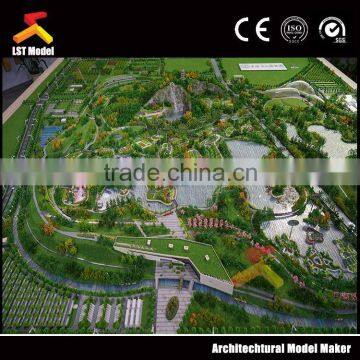 miniature architecture models for factory building plans