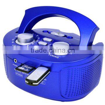 New Design Portable High Quality Rechargeable Battery Mini Speaker Radio