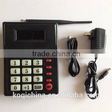 HOT SELL Wireless Guest Paging System Restaurant Calling Transmitter Wireless Coaster Pager photo-2