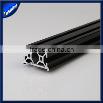 black color anodized industrial aluminum profile 6063 T5 alloy price