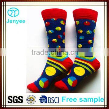 Wholesale fashion designs anti-odor bamboo sock produced by 168 needle socks machine