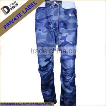 Twill cotton men camo custom cargo pants