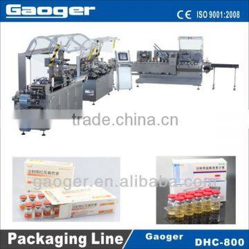 DHC-800 (Vertical loading) Ampoule Blister packing and cartoning packaging line/Vials Packing Machine