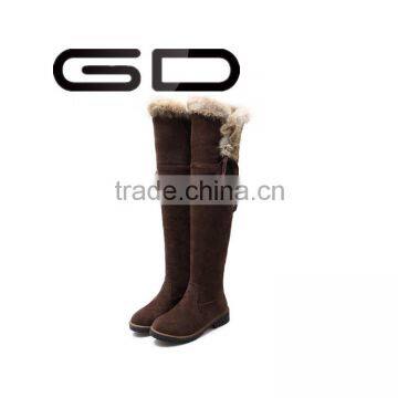 GD latest hot size 34-42 women long boots simple wedges girl boots