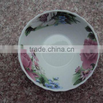 rose flower inbeded bowl,grace bowl,soup bowl