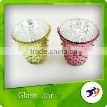 Wholesale Glass Jars Glass Candle Holders With Glass Lid