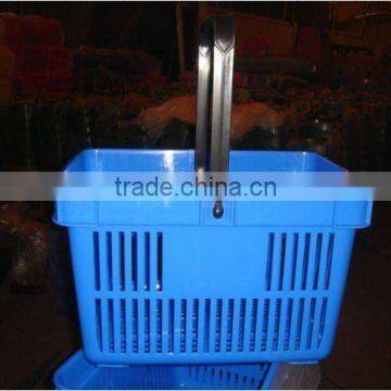 plastic supermarket hand basket shopping basket