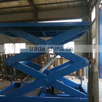 Indoor hydraulic fixed scissor lifting platform