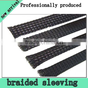 Pollution free fiberglass braided sleeve in automobile