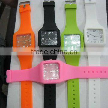 China watch factory latest colorful design silicon watch