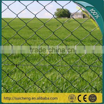 4 Inch Tall Black Vinyl Chain Link Fence (Factory)