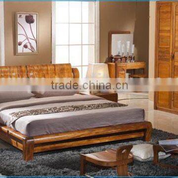 elegant bedroom furniture set / solid wood king size bedroom furniture B3102