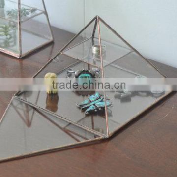 Glass Boxes, Pyramid Box, Decorative Glass Box