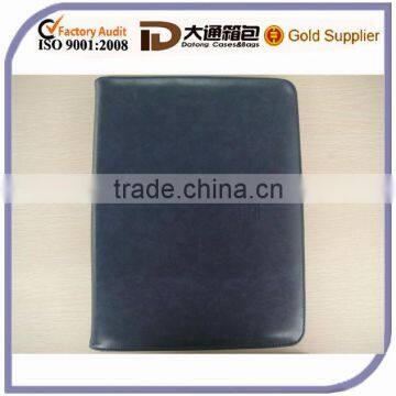 Top sell pu leather folder leather file folder ISO 9001:2008