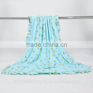 2016 Wholesales Polk A Dot Blankets New Style Breathable Blankets Baby Blankets photo-3